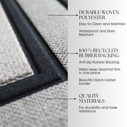 Open House Custom Logo Doormat — Personalized Realtor Welcome Mat for Business Entrances