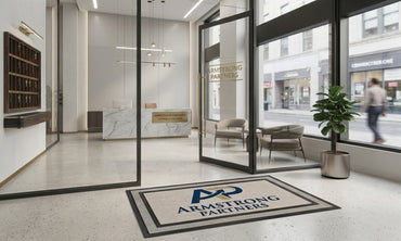 Custom Business Logo Doormat — Personalized Corporate Entrance Mat for Offices and Commercial Spaces